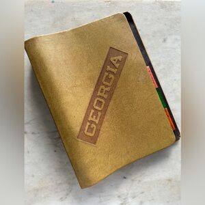 Vintage University of Georgia Binder